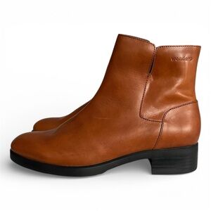 Wonders Chelsea Ankle Boots Block Heel in Cognac Womens Size EU 40 | US 9